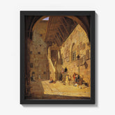 The Courtyard of the Palazzo del Bargello. Florence by Jørgen Roed - thumbnail_1_bf_67673e7db7c995d950164084